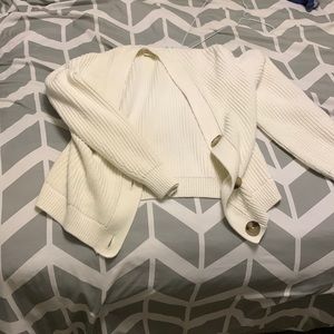 White H & M cute sweater very warm.